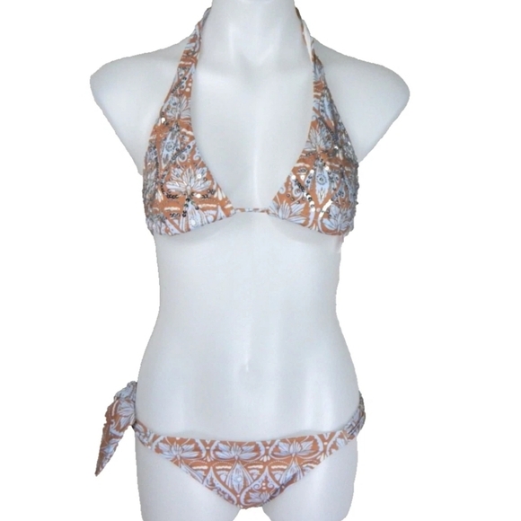 Victoria's Secret Y2k Sequined Bikini - Picture 1 of 6